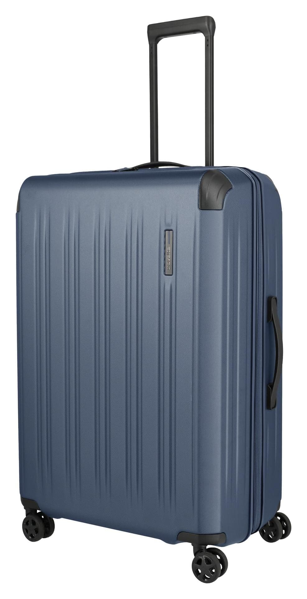 Veľký škrupinový kufor na kolieskach Travelite Dynamiic L exp Denim blue