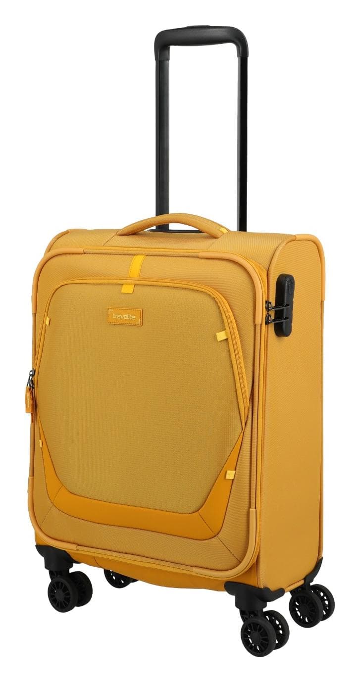 Malý textilný kufor Travelite Umbria S Golden Glow