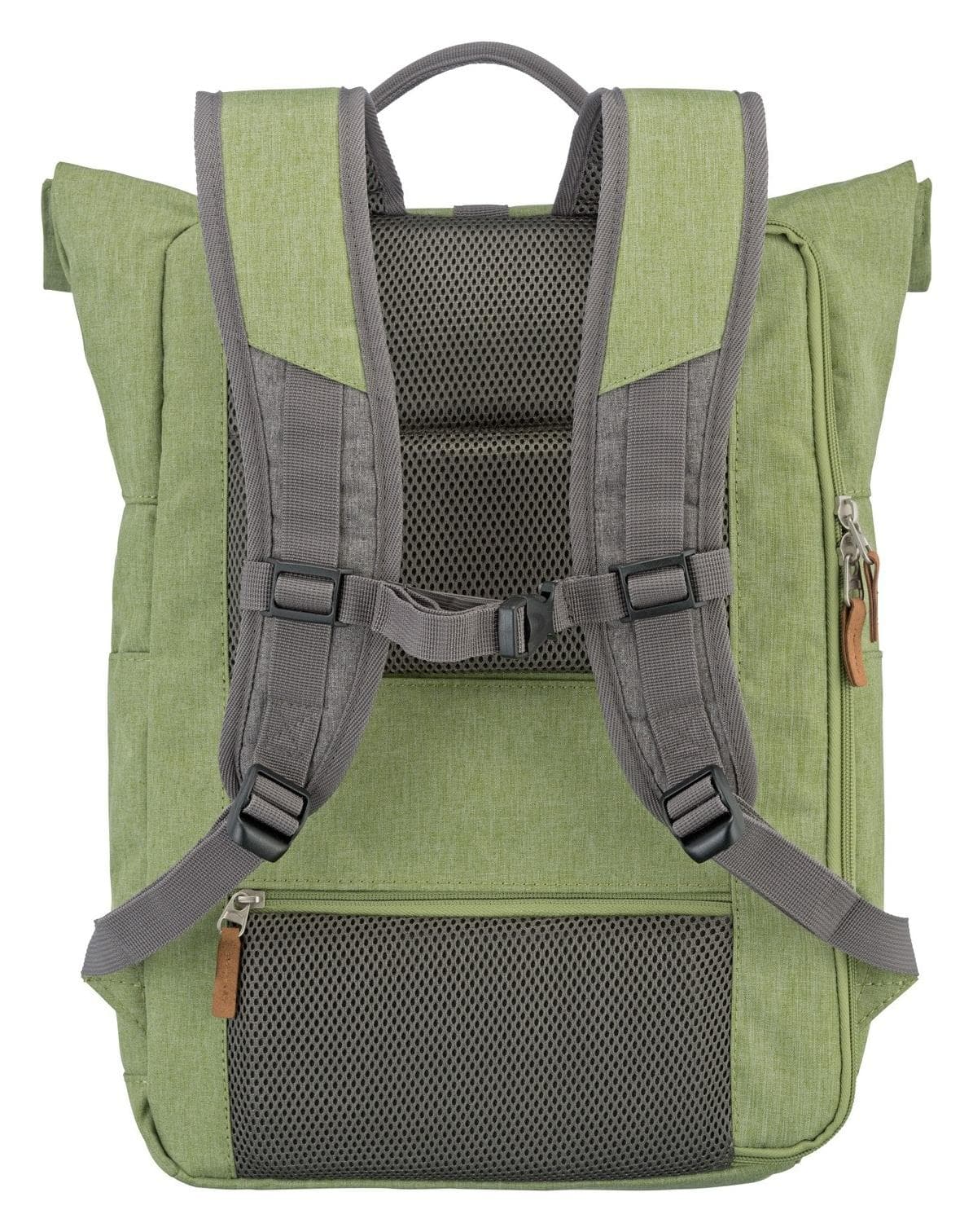Roll top batoh Travelite Basics Roll-up Backpack Green/Grey