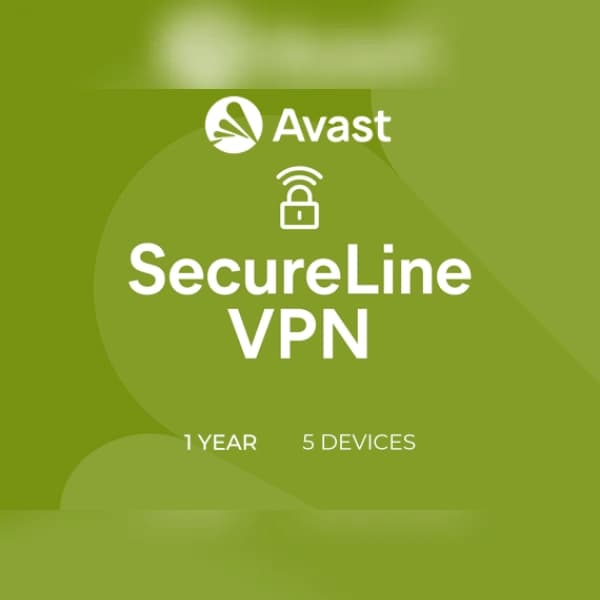 Avast SecureLine VPN 1 Year 5 Device Key - GLOBAL
