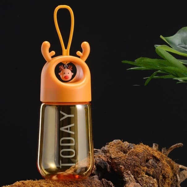 Detská cestovná fľaša 480 ml oranžová