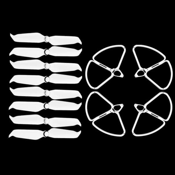 Náhradné vrtule a ochranné krúžky na dron DJI Phantom 4 Pro biela