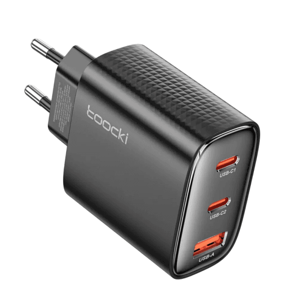 Rýchlonabíjačka 40W s 3 portami USB A a 2x USB C GaN EU zástrčka nabíjačka QC 4.0 PD USB sieťový adaptér rýchle nabíjanie a prenos dát