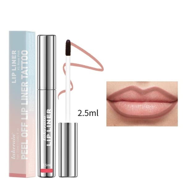 Vodotesná ceruzka na pery 2,5 ml Dlhotrvajúci matný efekt Precízna kontúra Výrazné pery Odolná voči rozmazaniu Celodenná výdrž Rose pink