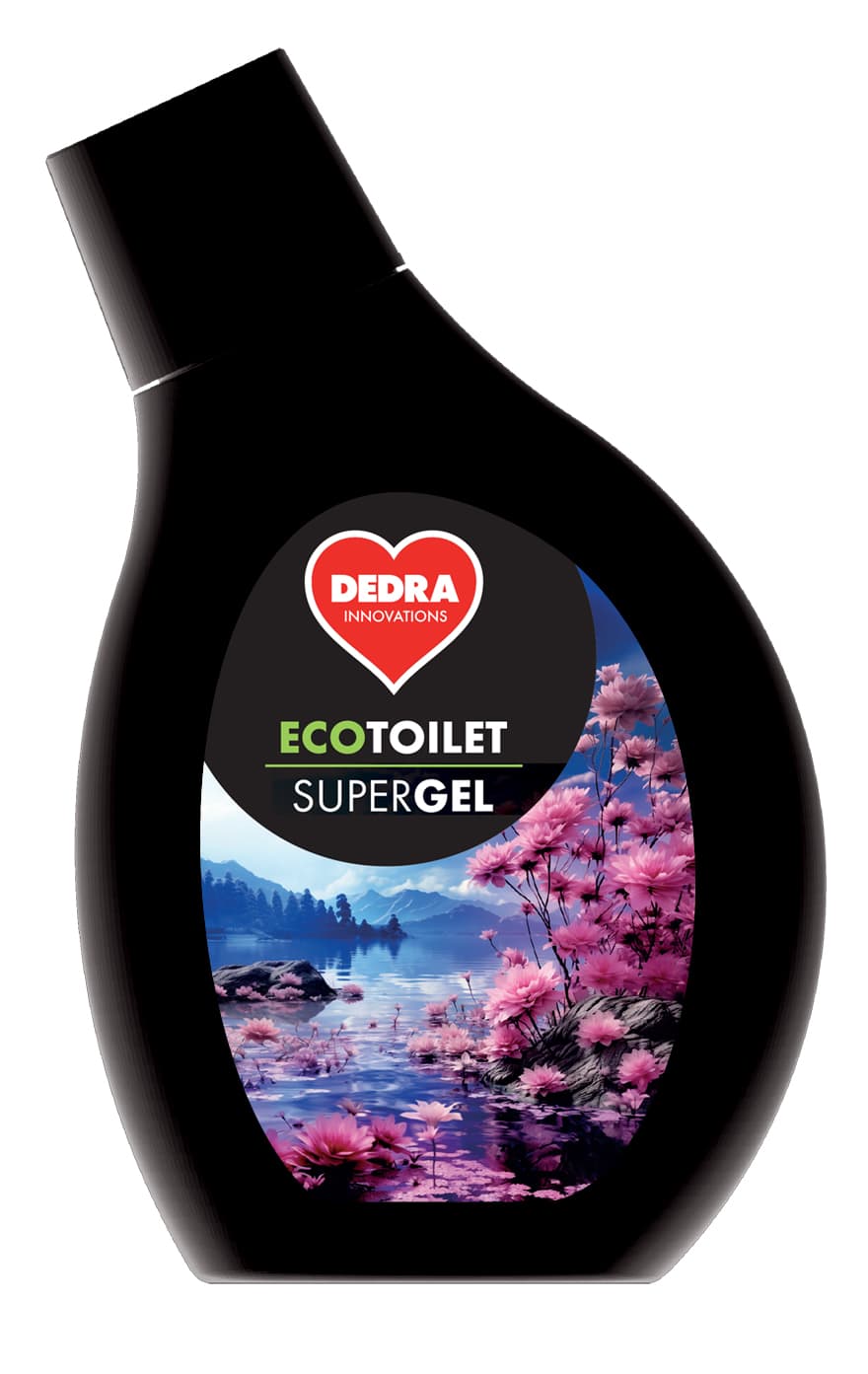 SUPERGEL WC | hustý gel na WC, bidety & pisoáry | vůně ALPINE FRESH | ECOTOILET | 500 ml