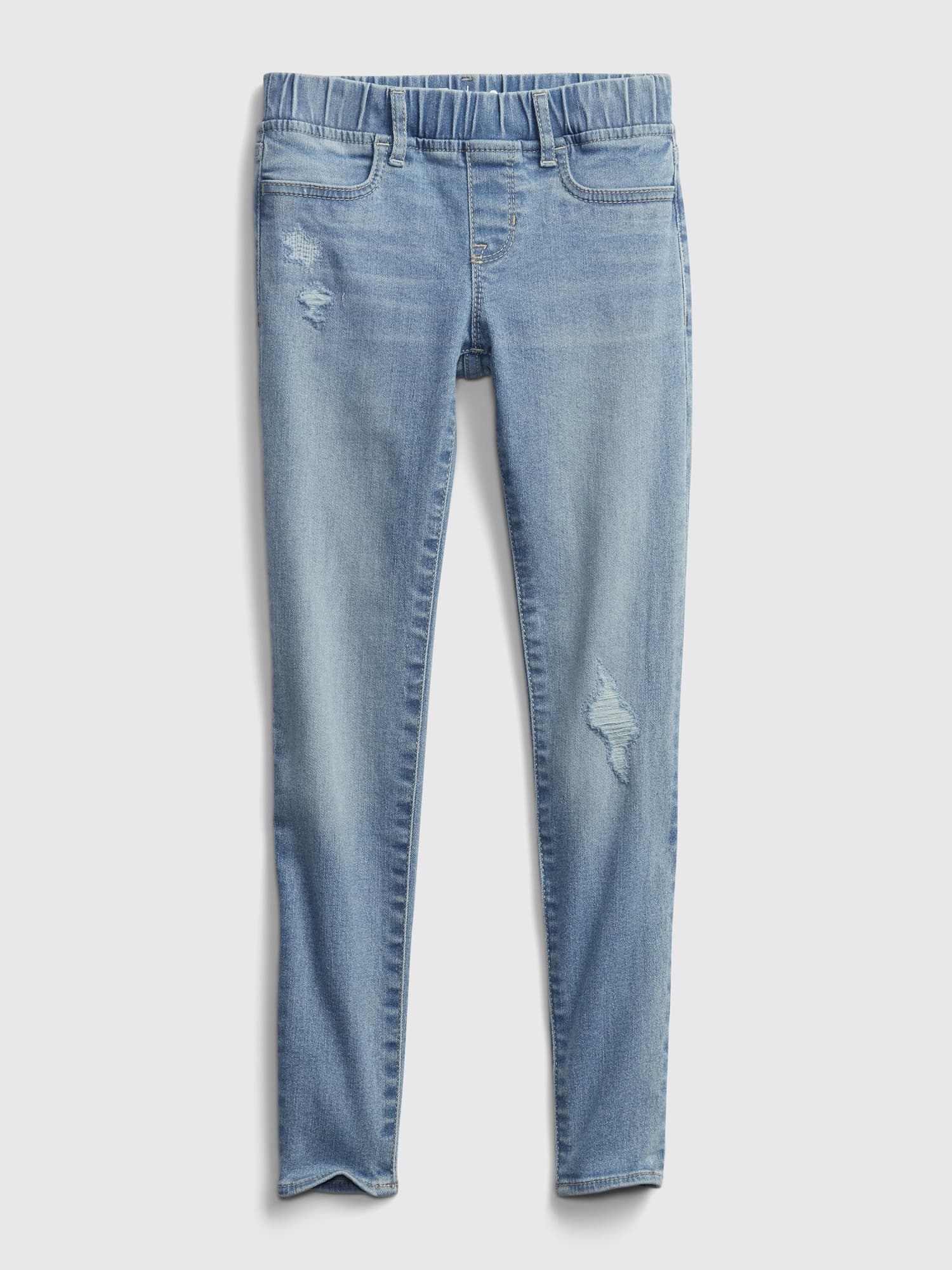 GAP Detské džínsy jeggings pull-on with stretch Modrá