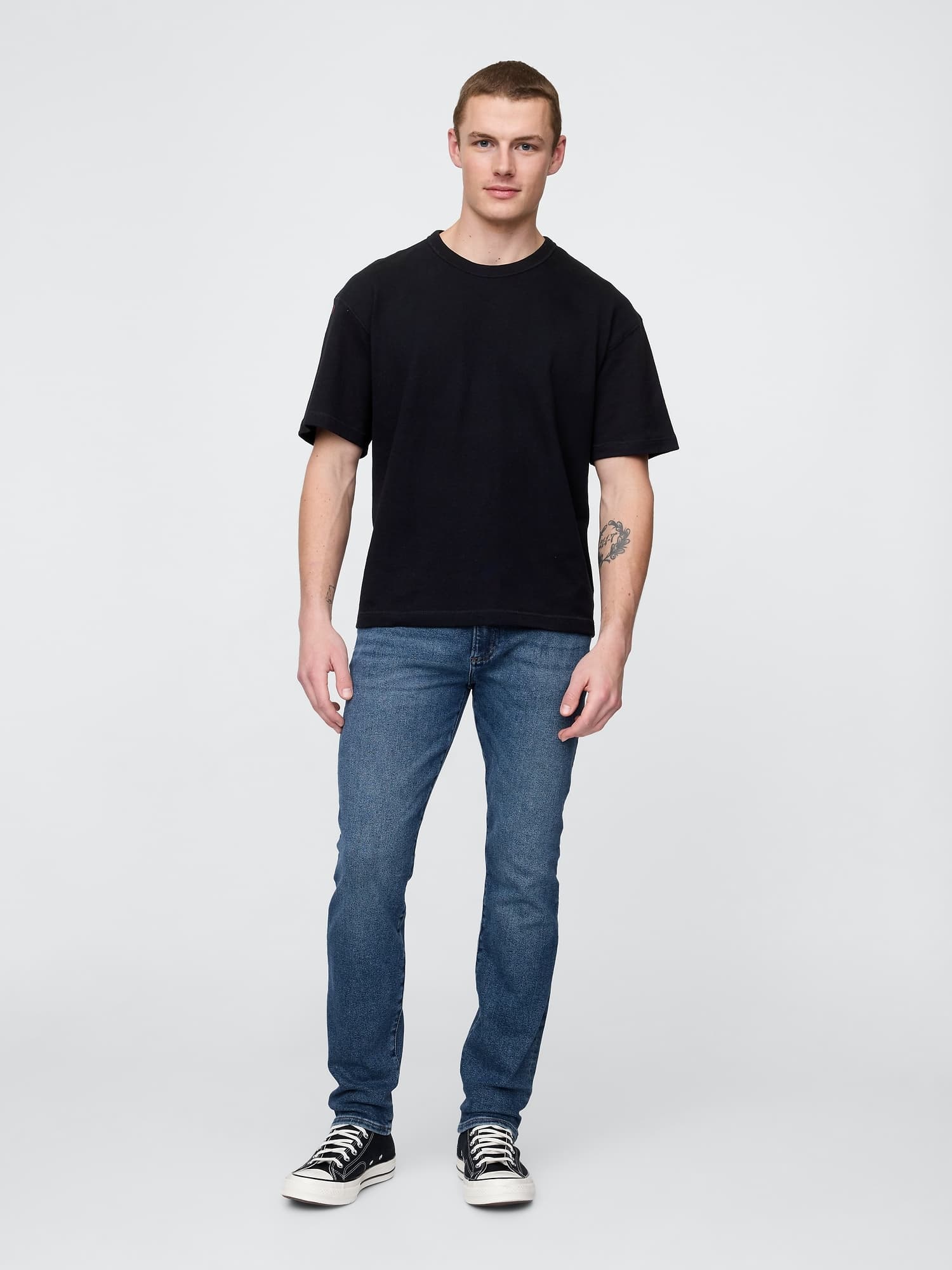 Modré pánske skinny fit rifle GAP