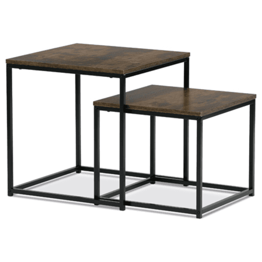 Odkladací stolík Autronic 50x52 cm prírodná MDF AF-076 OLW