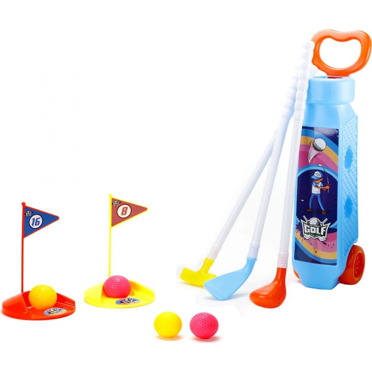Alltoys Golfový set Golfový set v modrom puzdre