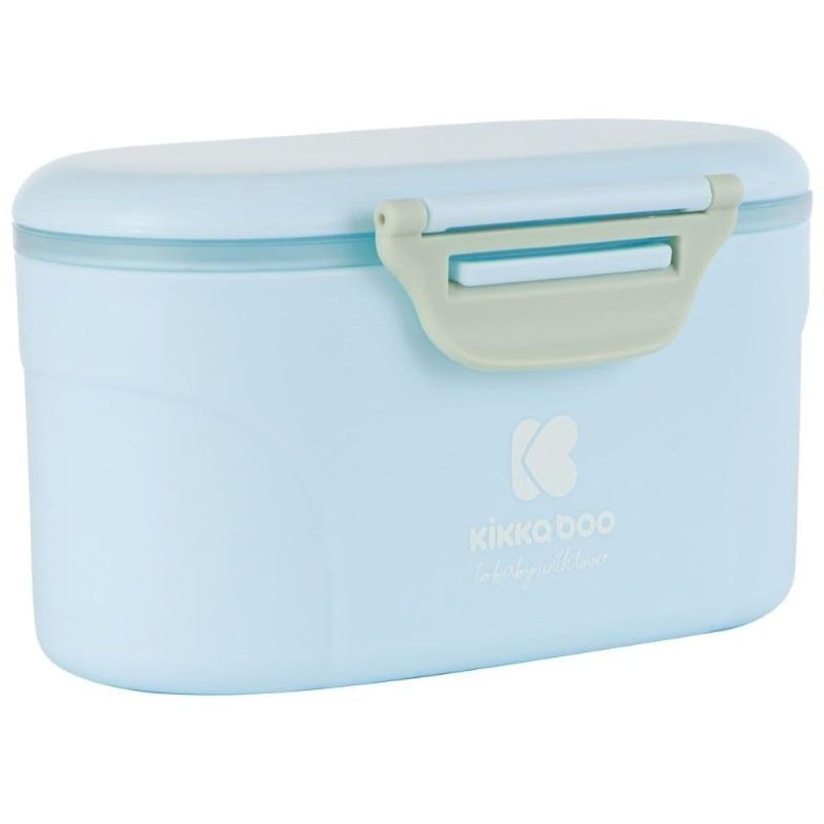 KikkaBoo Zásobník na sušené mlieko s odmerkou 130g Blue