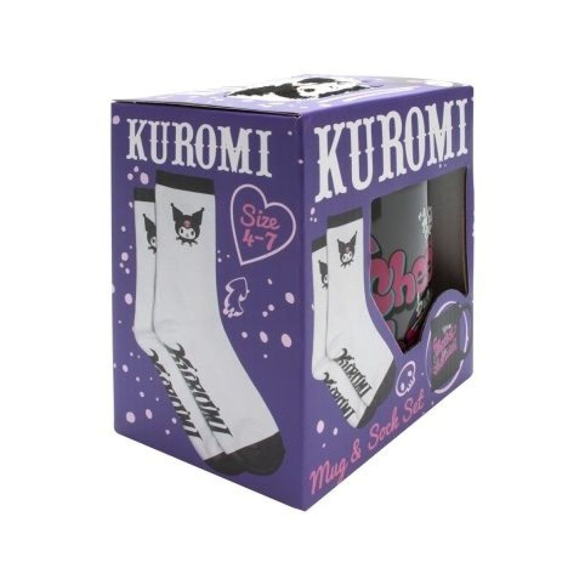 Kuromi darčekový set (hrnček a ponožky)