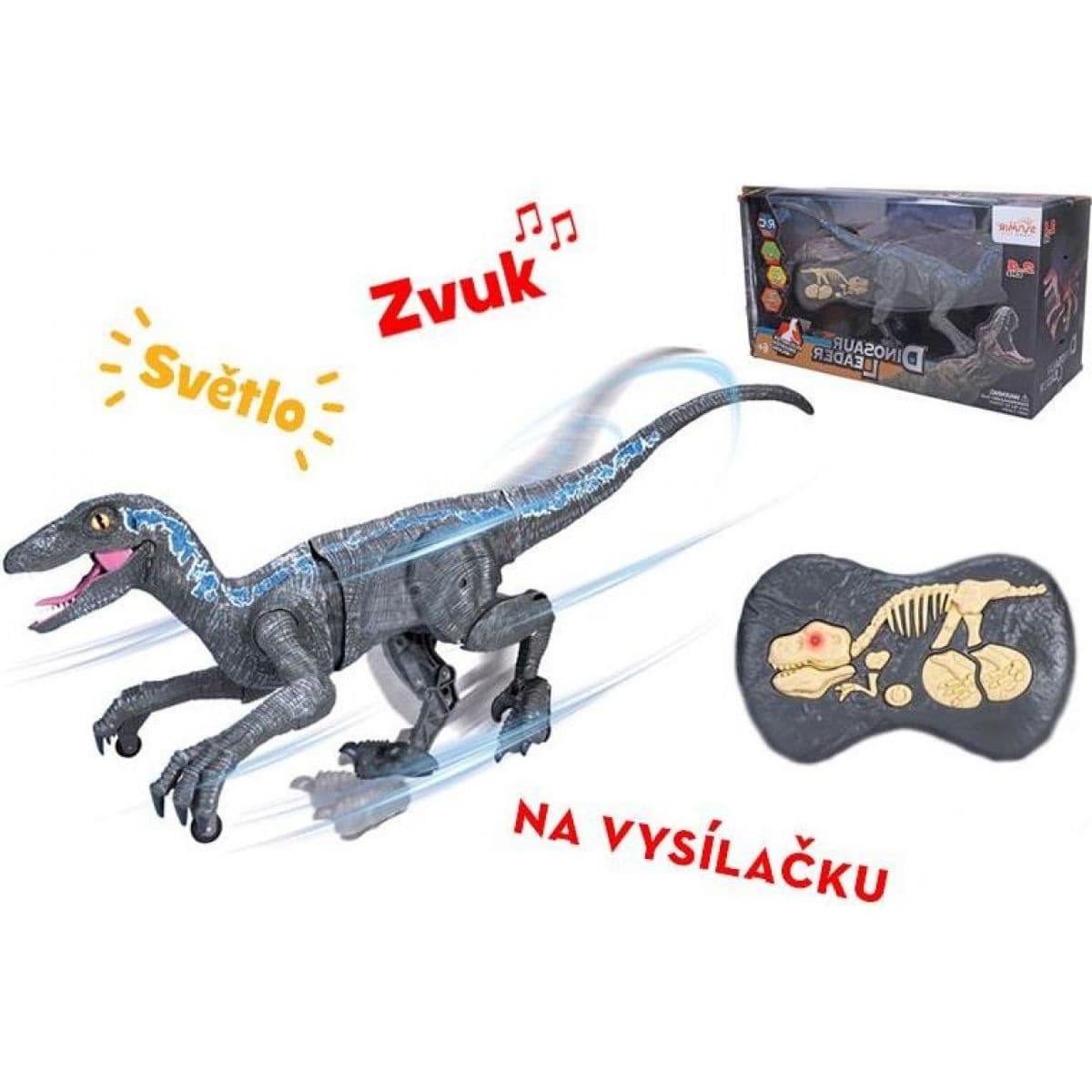 Raptor RC na diaľkové ovládanie šedý 45 cm