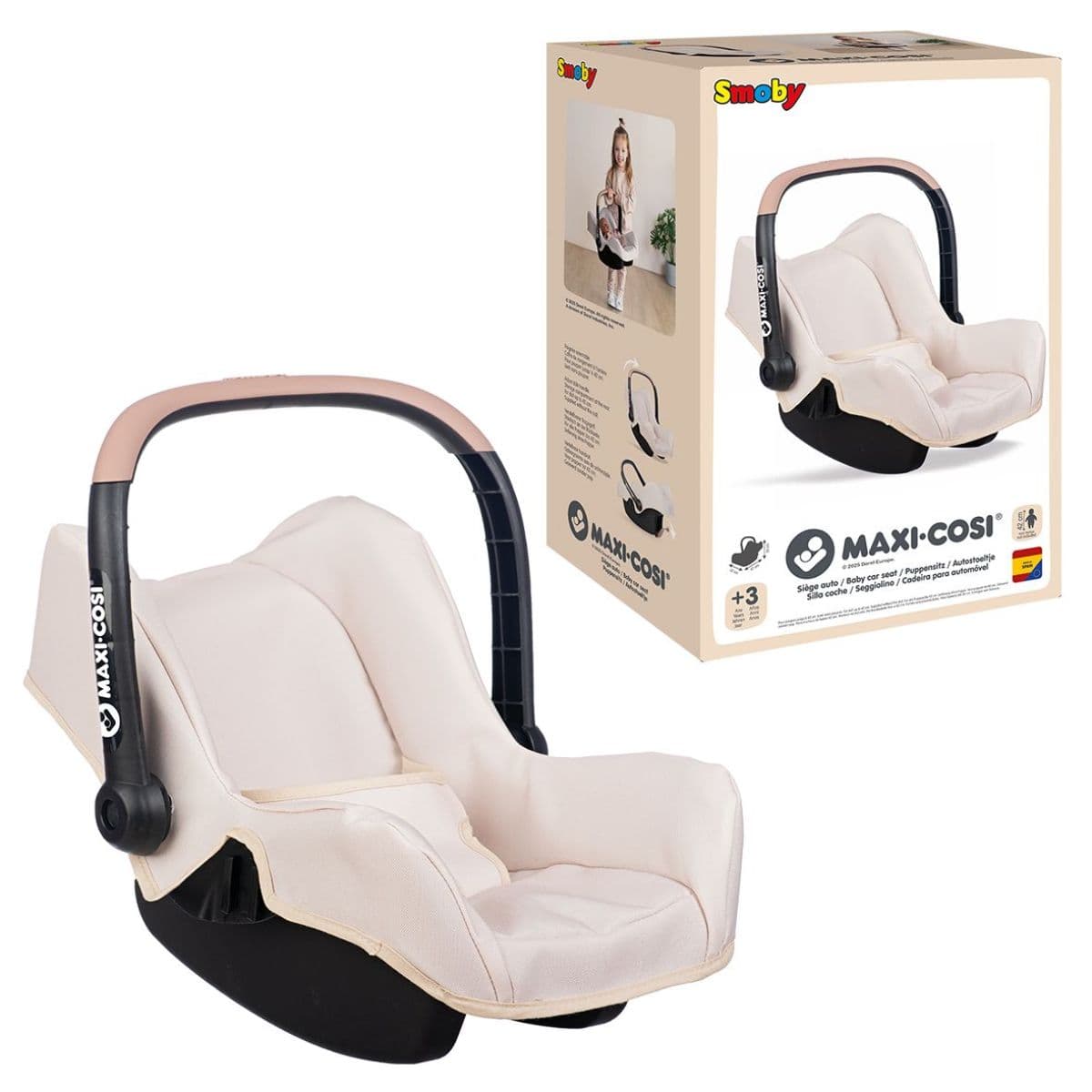 Smoby Autosedačka Maxi-Cosi pre bábiky béžová