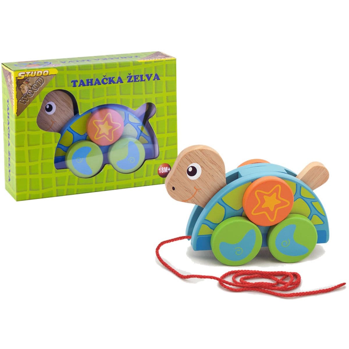 Studo Wood Studio ťahacia korytnačka