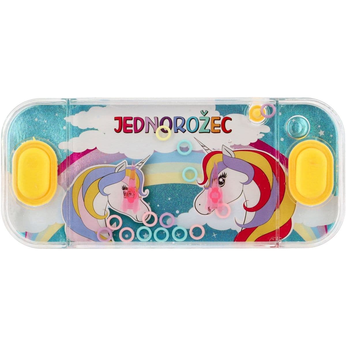 Vodní hra hlavolam jednorožec modrá