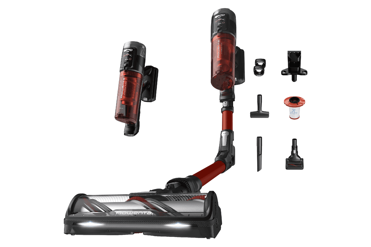 Tyčový vysávač Rowenta X-Force Flex 13.60 Animal RH9A73WO Červený/Čierny