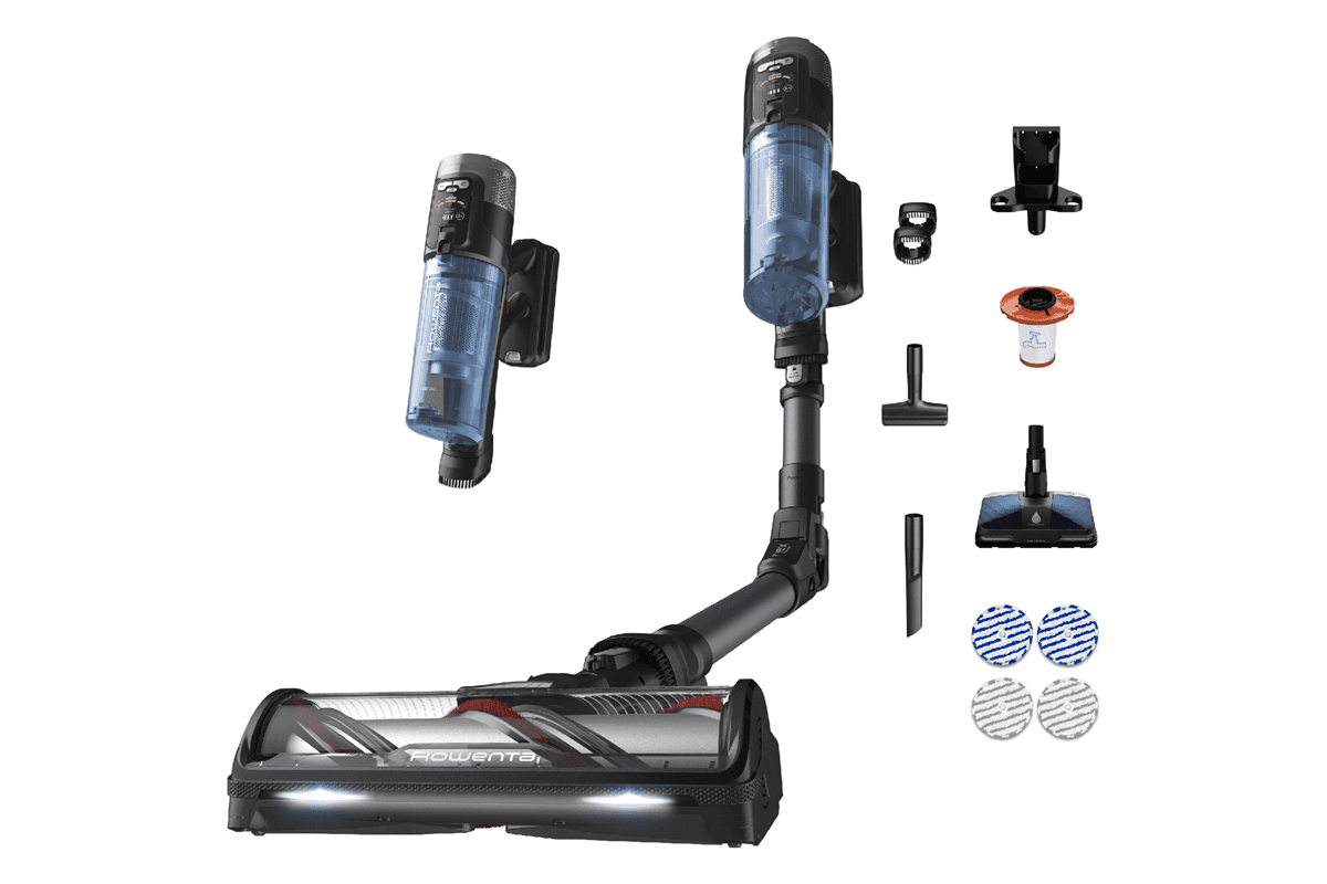 Tyčový vysávač Rowenta X-Force Flex 12.60 Neo Allergy Aqua RH9LC1WO Modrý/Čierny