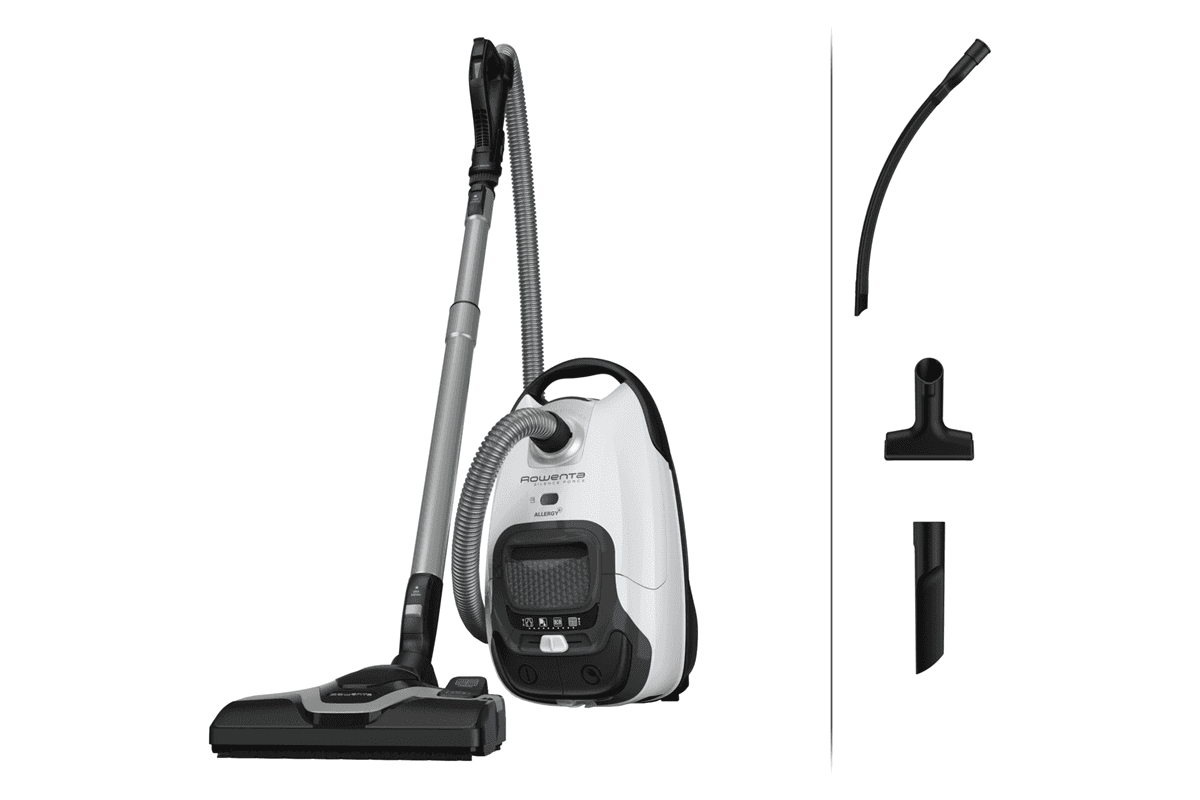 Vreckový vysávač Rowenta Silence Force Effitech® RO7457EA Biely/Čierny