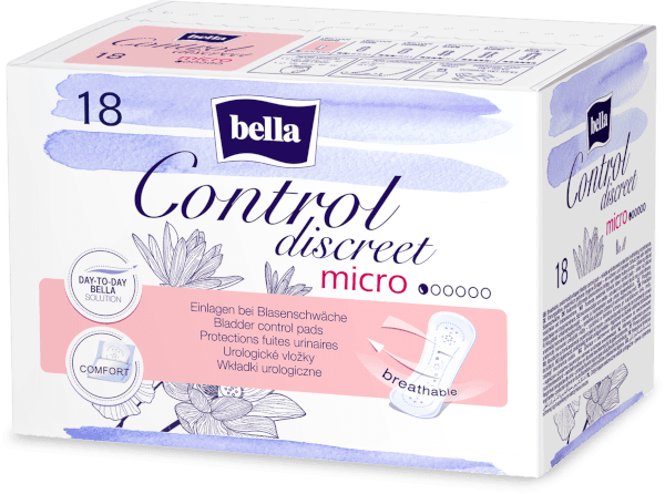 BELLA Control Discreet micro urologické vložky 18 ks