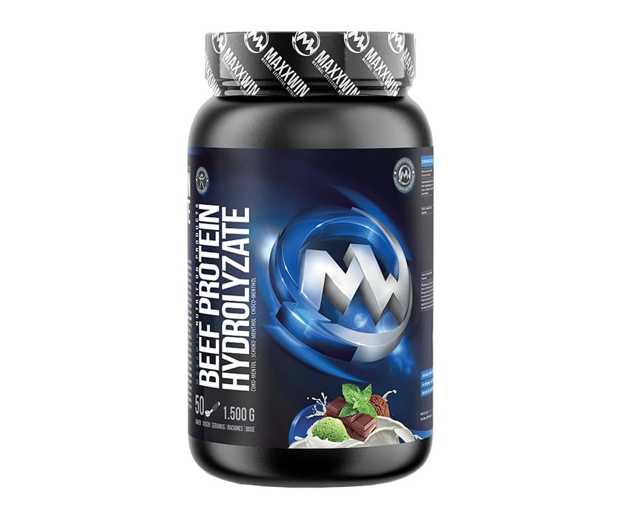 MAXXWIN Beef protein hydrolyzate čoko-mint 1500 g