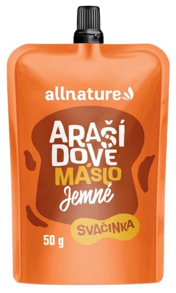 ALLNATURE Arašidové maslo jemné 50 g