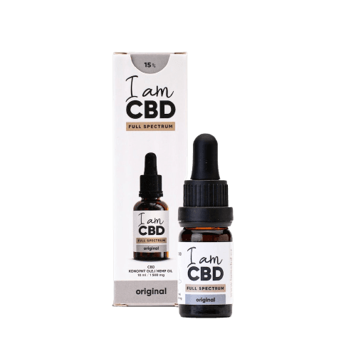 I AM CBD Full spectrum CBD konopný olej 15% 10 ml