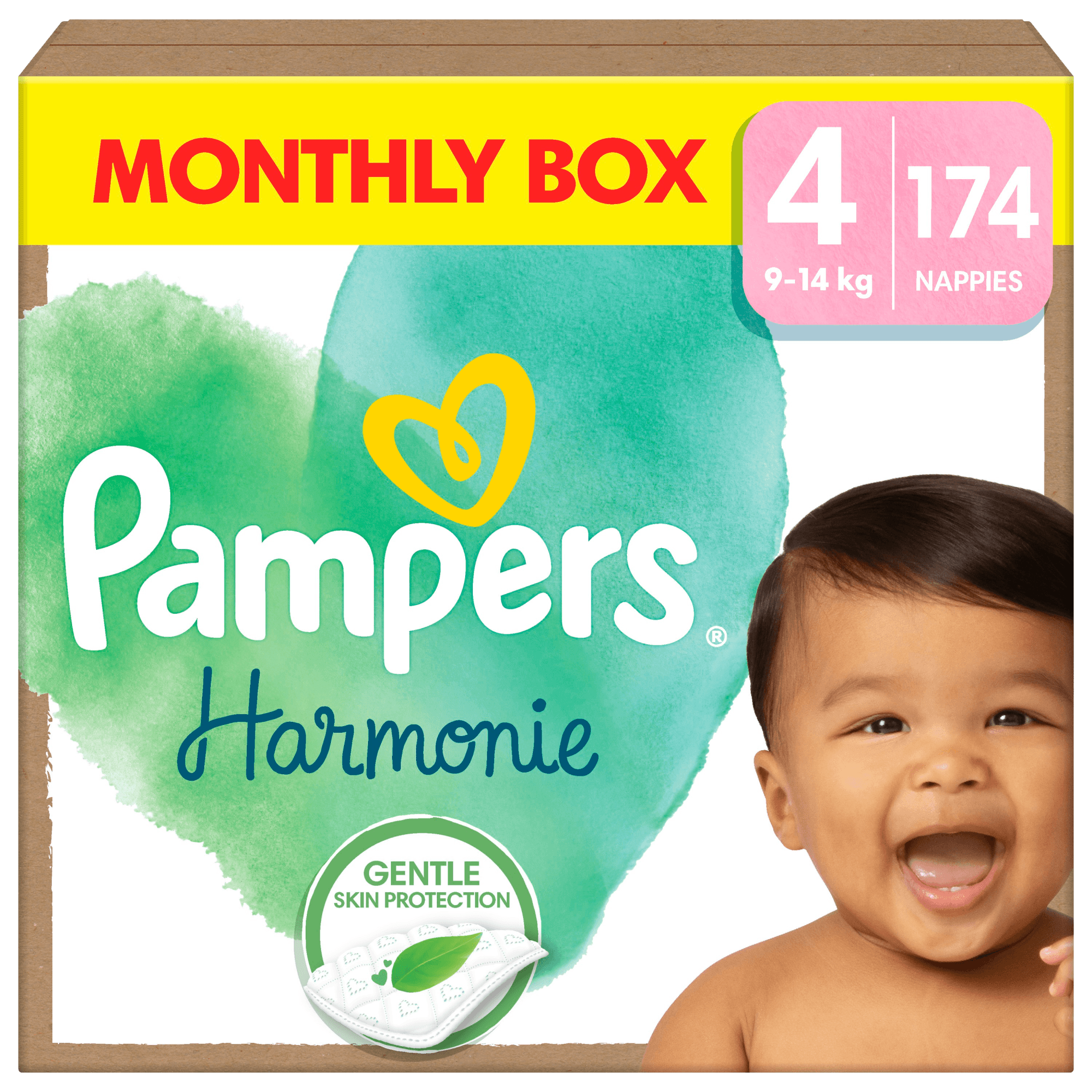 PAMPERS Harmonie Baby veľ.4 - Mesačné balenie 174 ks