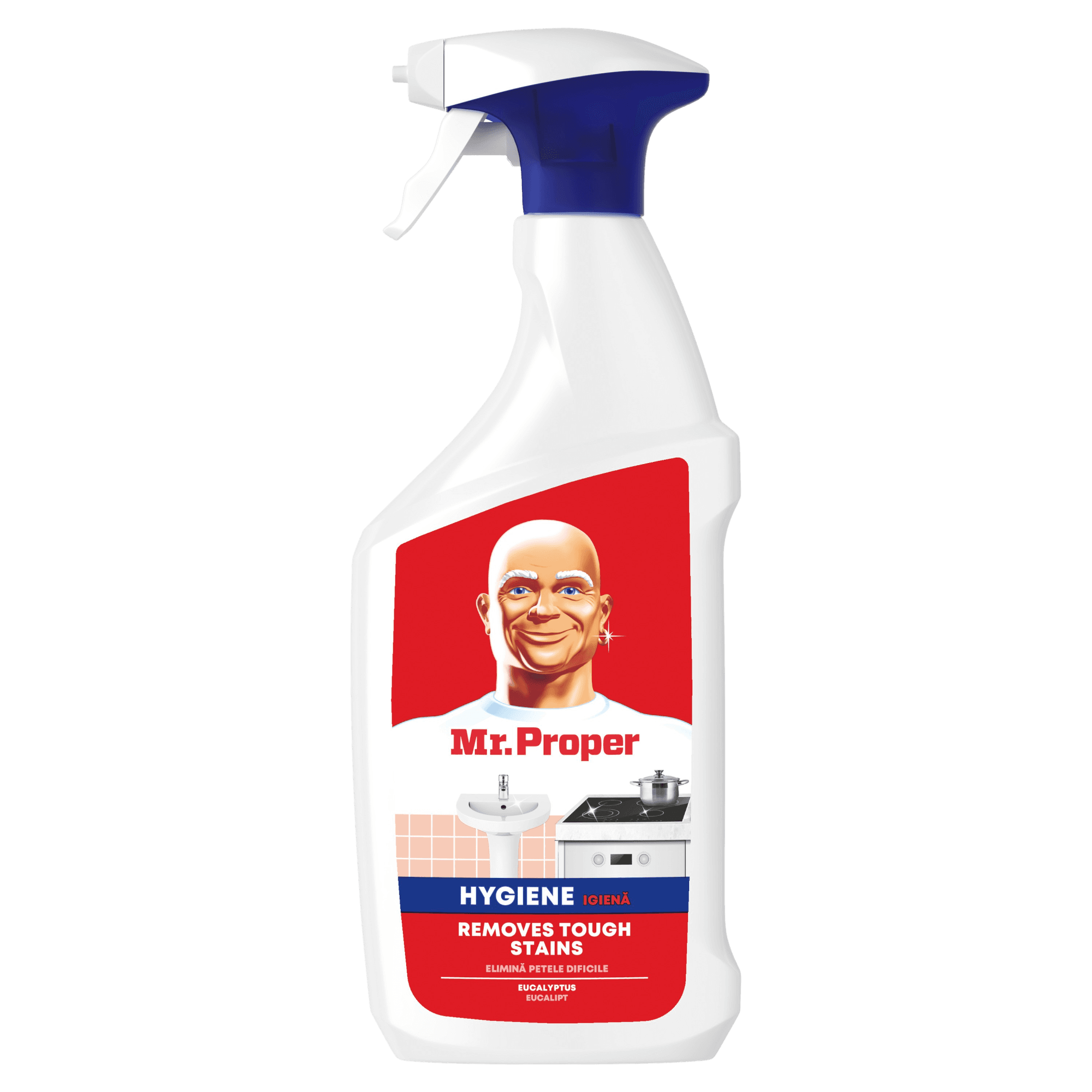 MR. PROPER Hygienický čistič v spreji s eukalyptom 800 ml