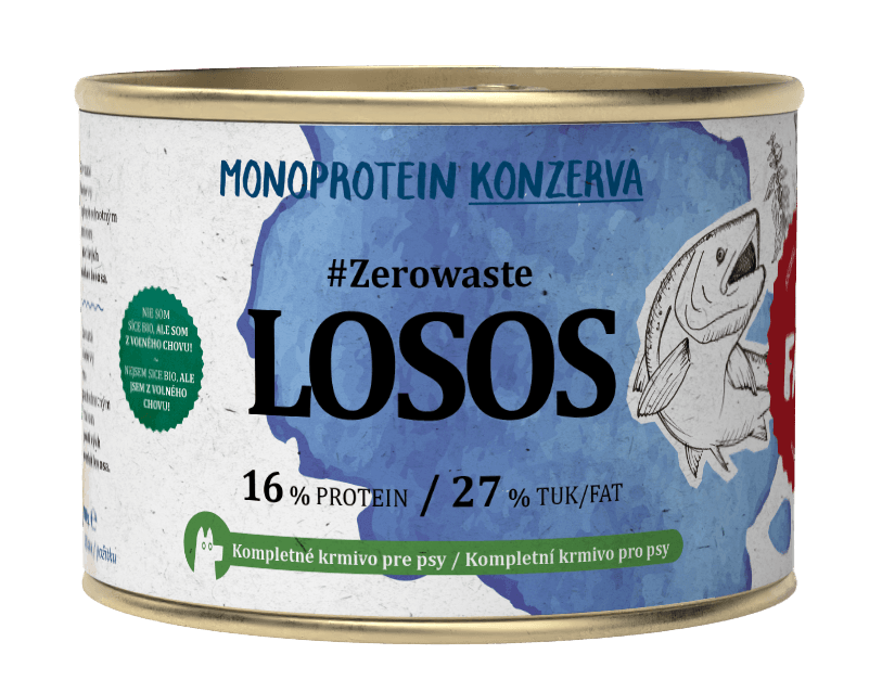 PET FARM FAMILY ZeroWaste Losos konzerva pre psov 180 g