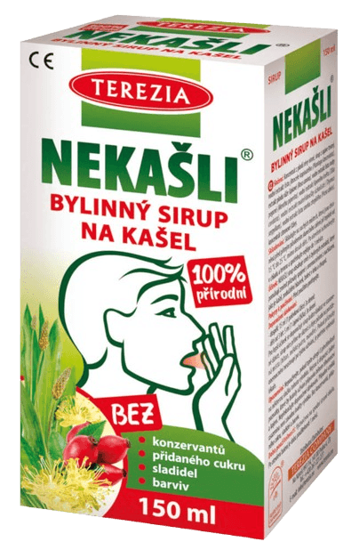 TEREZIA Nekašli bylinný sirup na kašeľ 150 ml