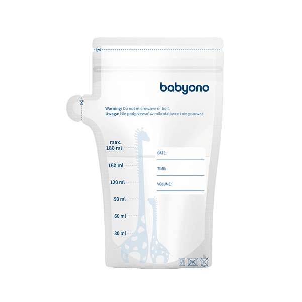 BABYONO Sáčky na materské mlieko 180 ml, 30 ks