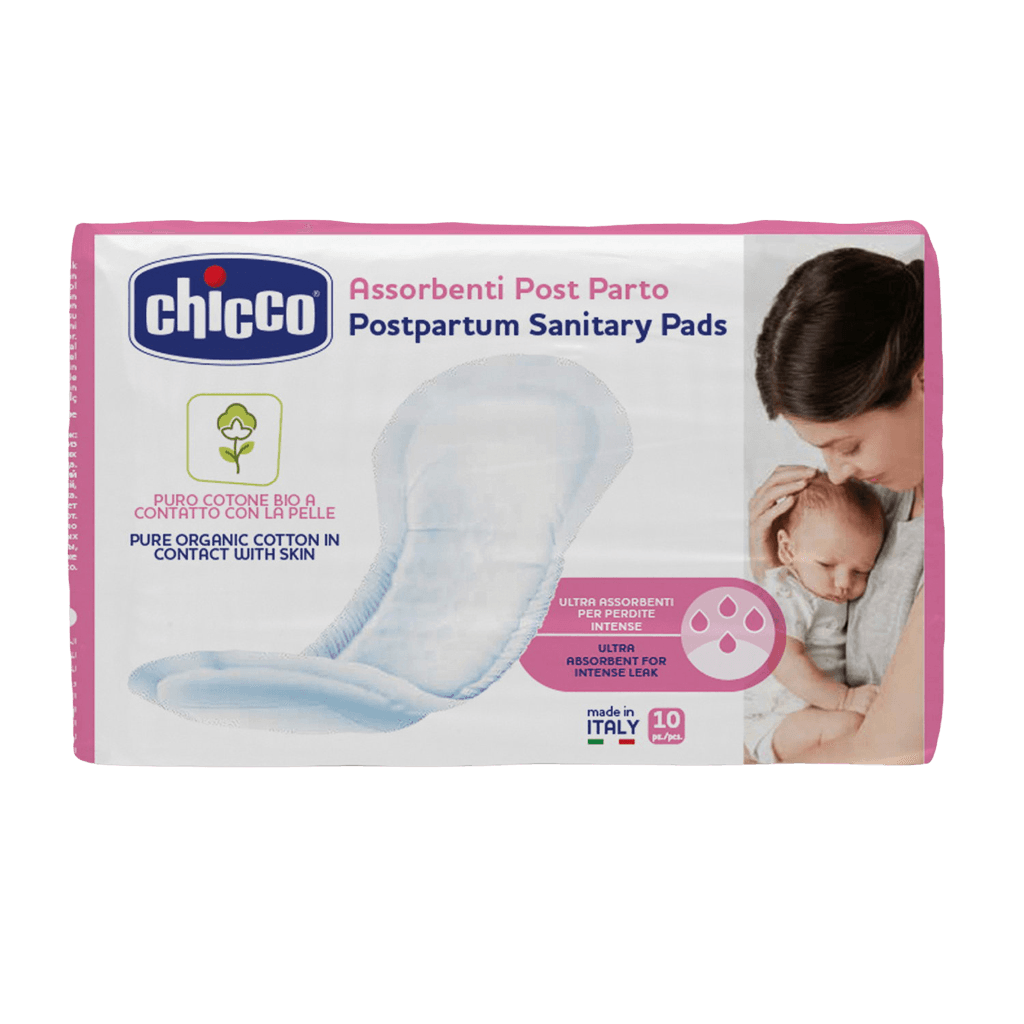 CHICCO Vložky popôrodné 100% organická bavlna 10 ks