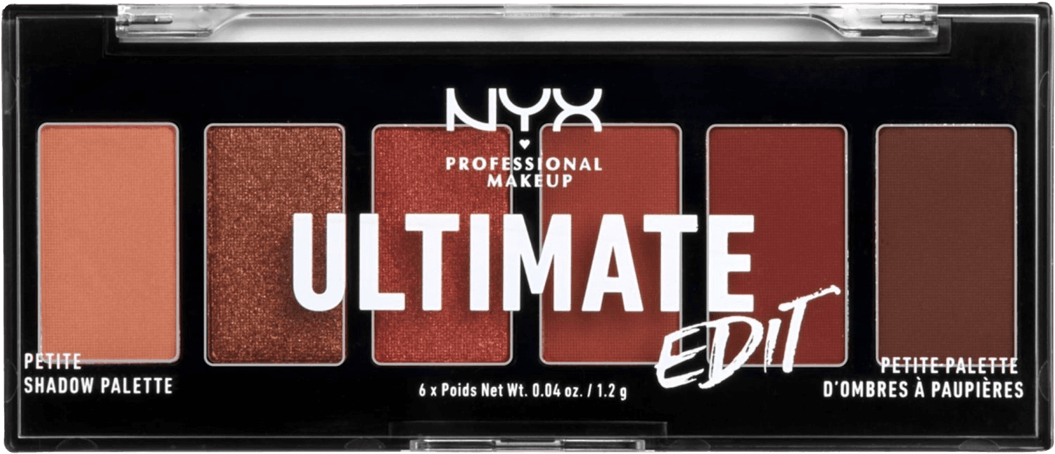 NYX PROFESSIONAL MAKEUP Ultimate Edit Petite Shadow - Očné tiene, Warm Neutrals 7.2 g