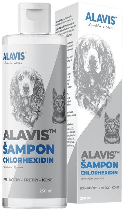 ALAVIS Šampón chlórhexidín 250 ml