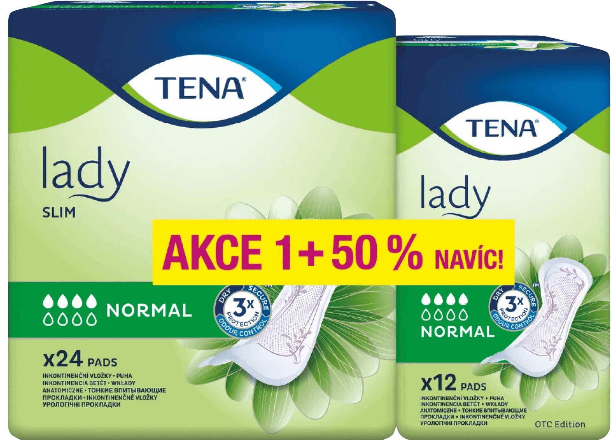 TENA Lady Slim Normal inkontinenčné vložky 36 ks