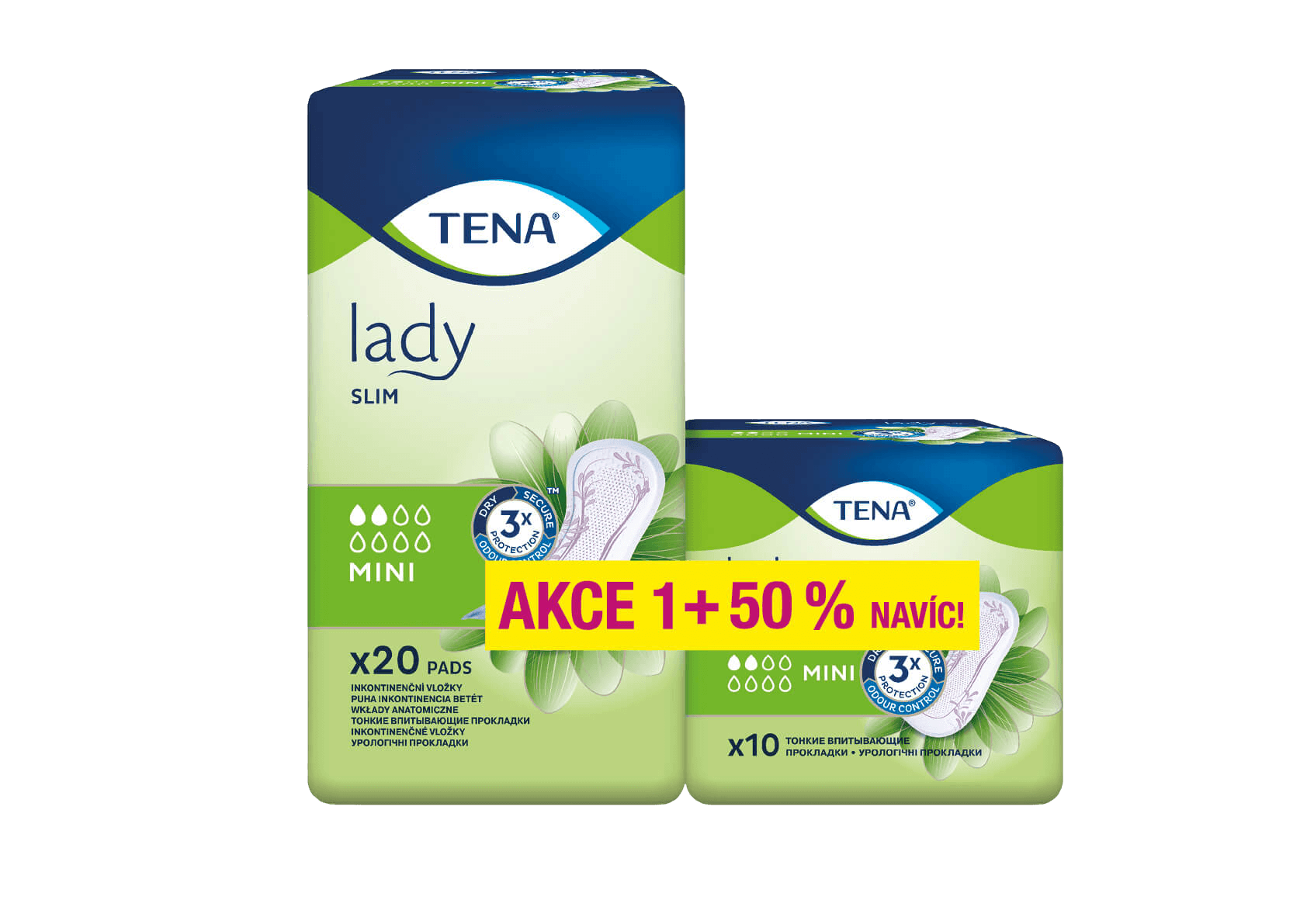 TENA Lady Slim Mini Inkontinenční vložky 30 ks