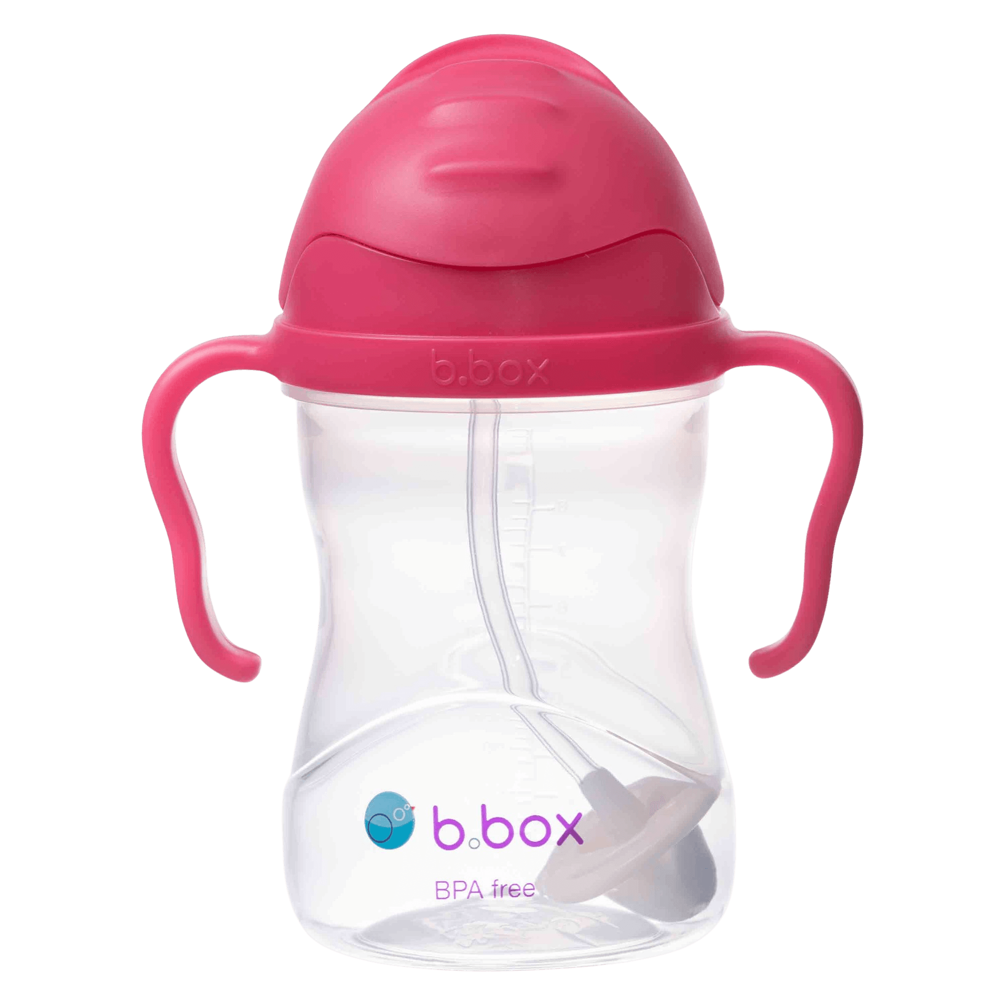 B.BOX Hrnček so slamkou malina 240 ml