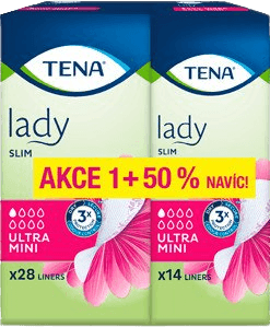 TENA Lady Slim Ultra Mini Inkontinenčné vložky 42 ks