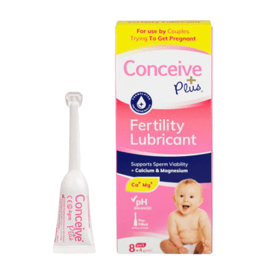 SASMAR Conceive Plus Lubrikačný gél na podporu počatia v aplikátoroch 8 x 4 g