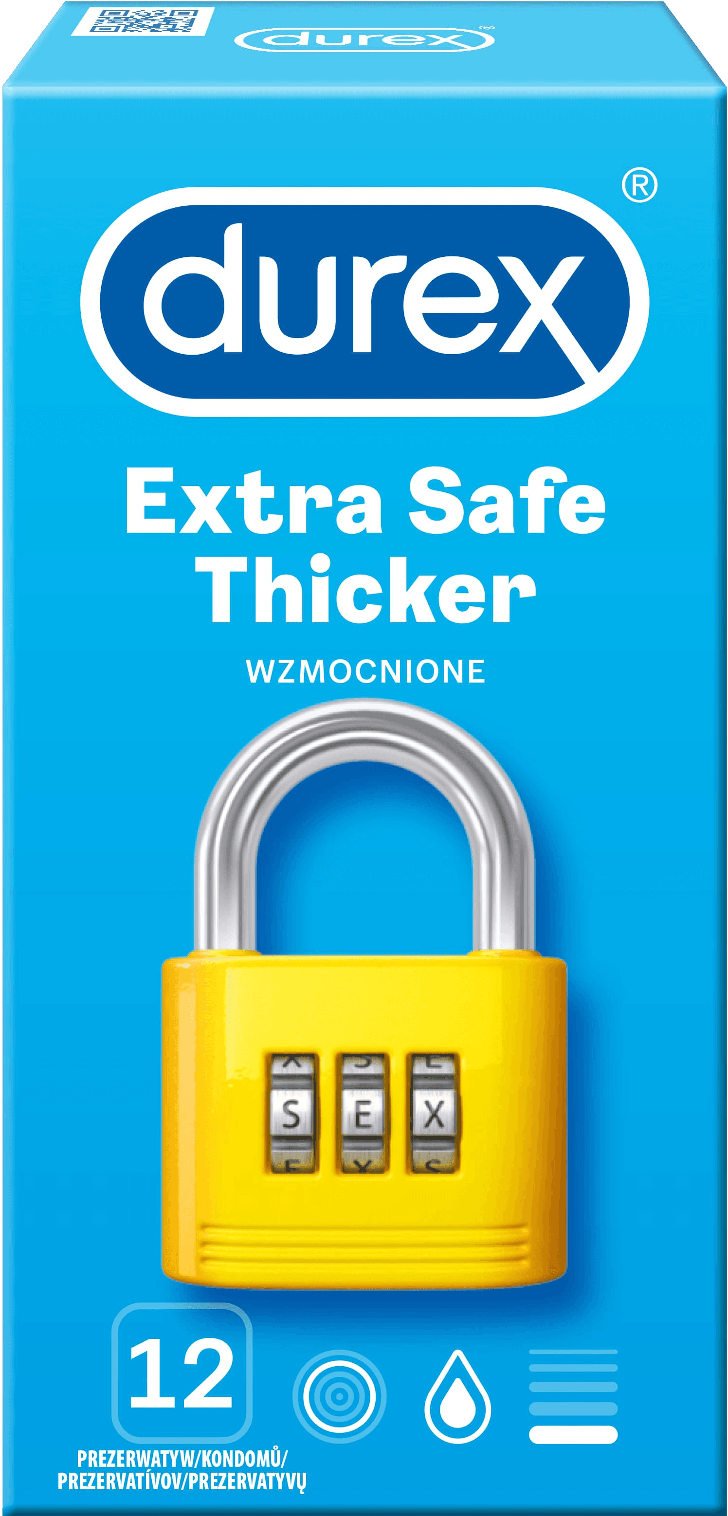 DUREX Extra Safe Kondómy 12 ks