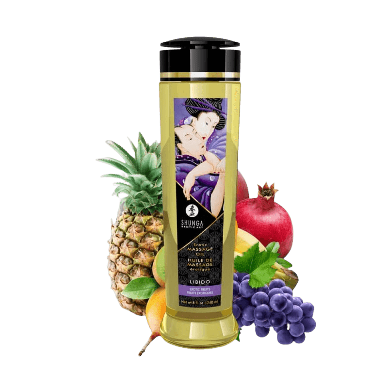 SHUNGA Masážny olej Erotic Massage Oil Exotic Fruits 240 ml