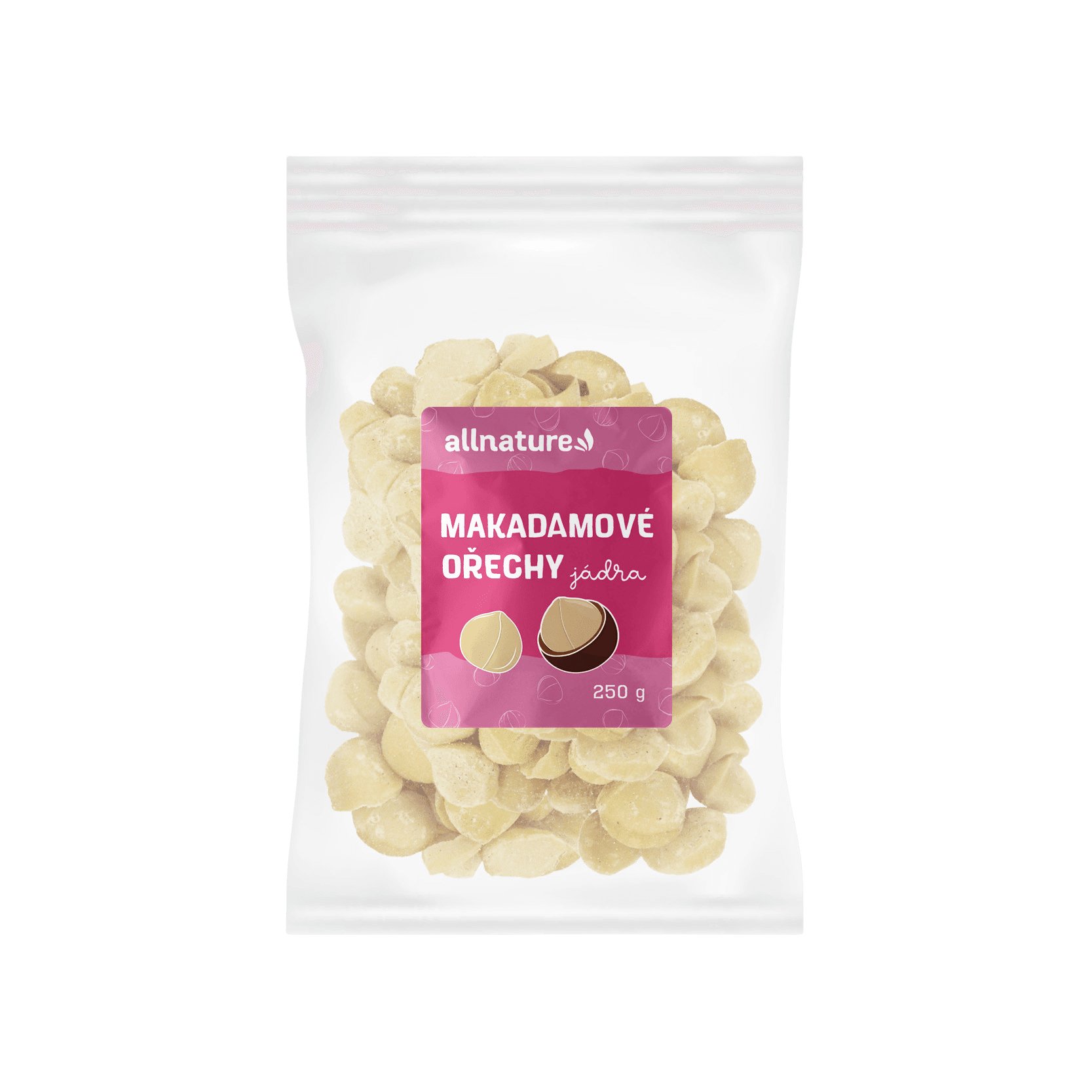 ALLNATURE Makadamové orechy 250 g