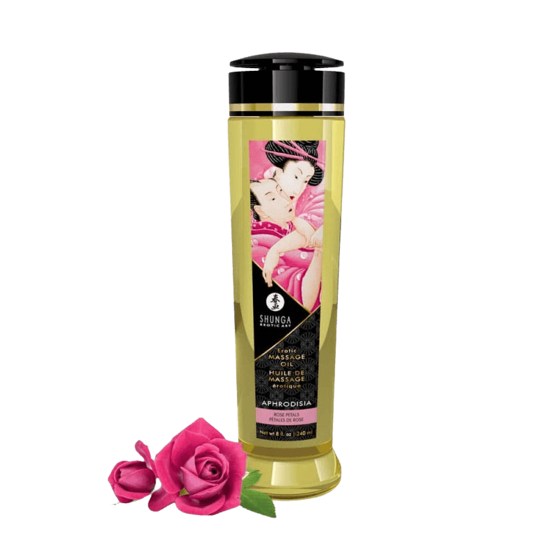 SHUNGA Masážny olej Erotic Masage Oil Rose 240 ml