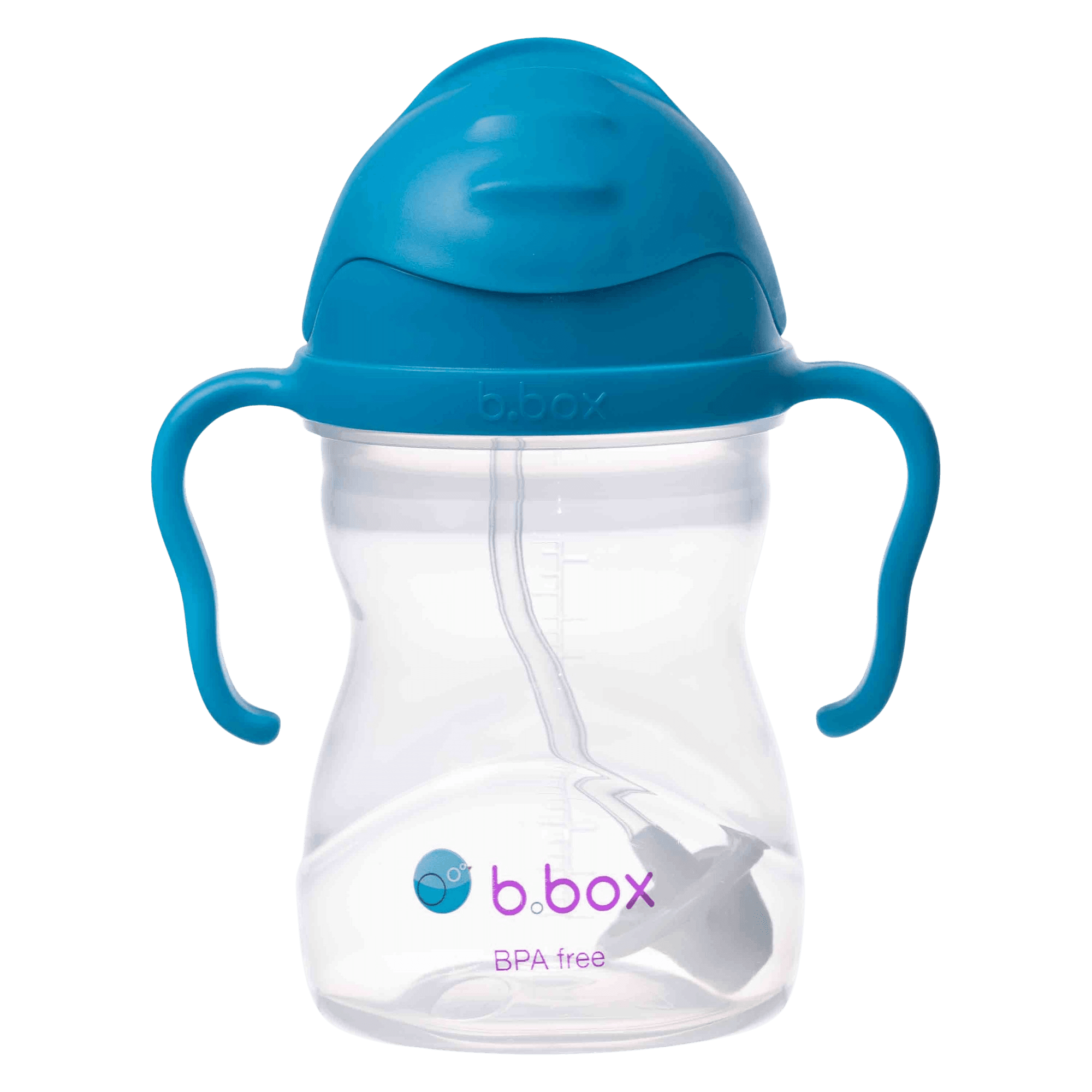 B.BOX Hrnček so slamkou kobaltovo modrý 240 ml