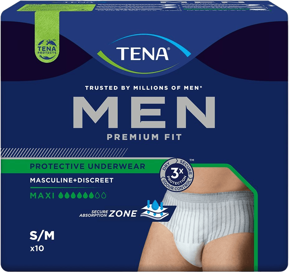 TENA Men pants PU Maxi S/M OTC 10 ks