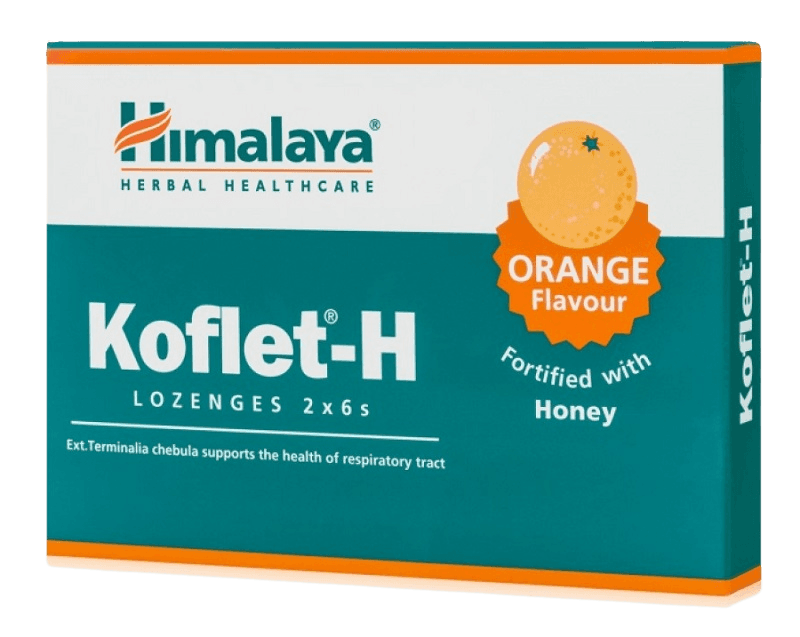 HIMALAYA Koflet-H Orange 12 pastilek