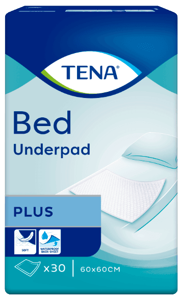 TENA Bed Plus Inkontinenčné podložky 60 x 60 cm 30 ks