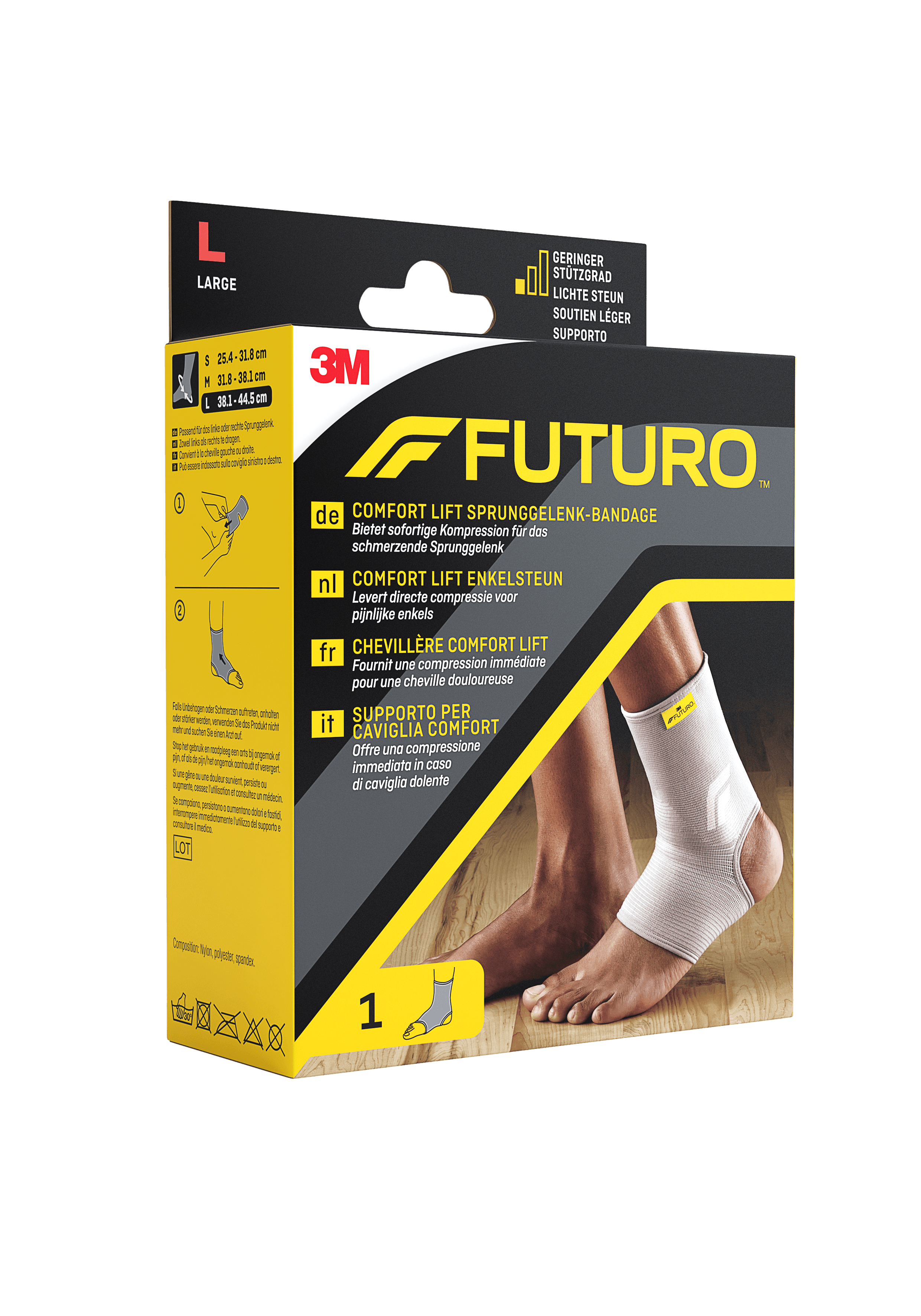 3M FUTURO Comfort bandáž na členok, veľkosť L