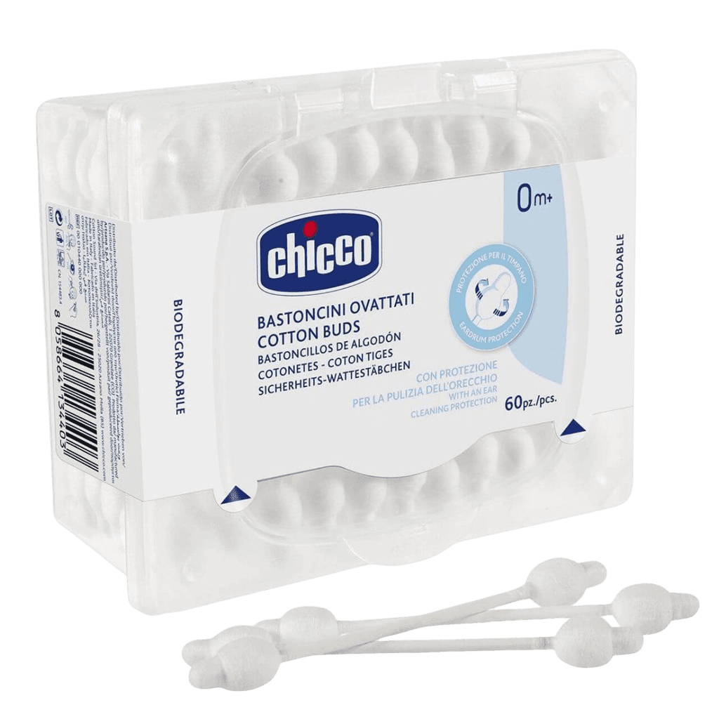 CHICCO Tyčinky vatové anatomické 60 ks