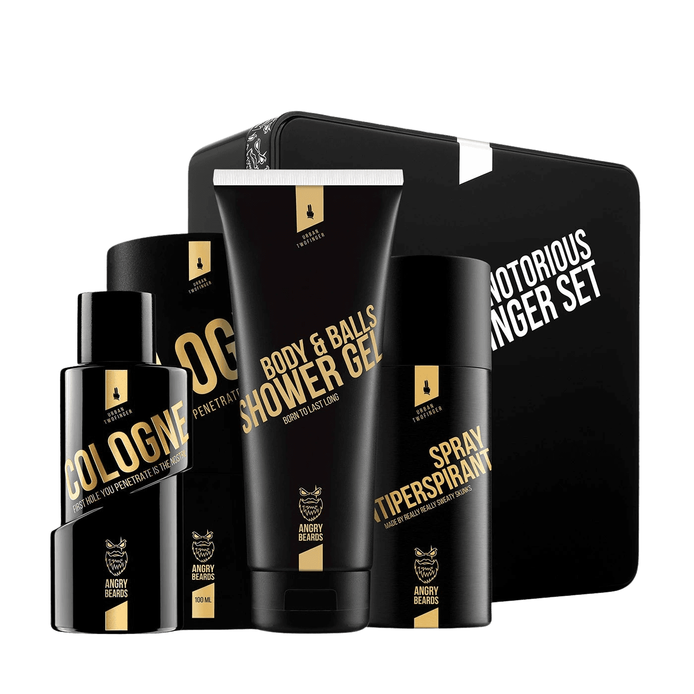ANGRY BEARDS Notorius Urban Twofinger set